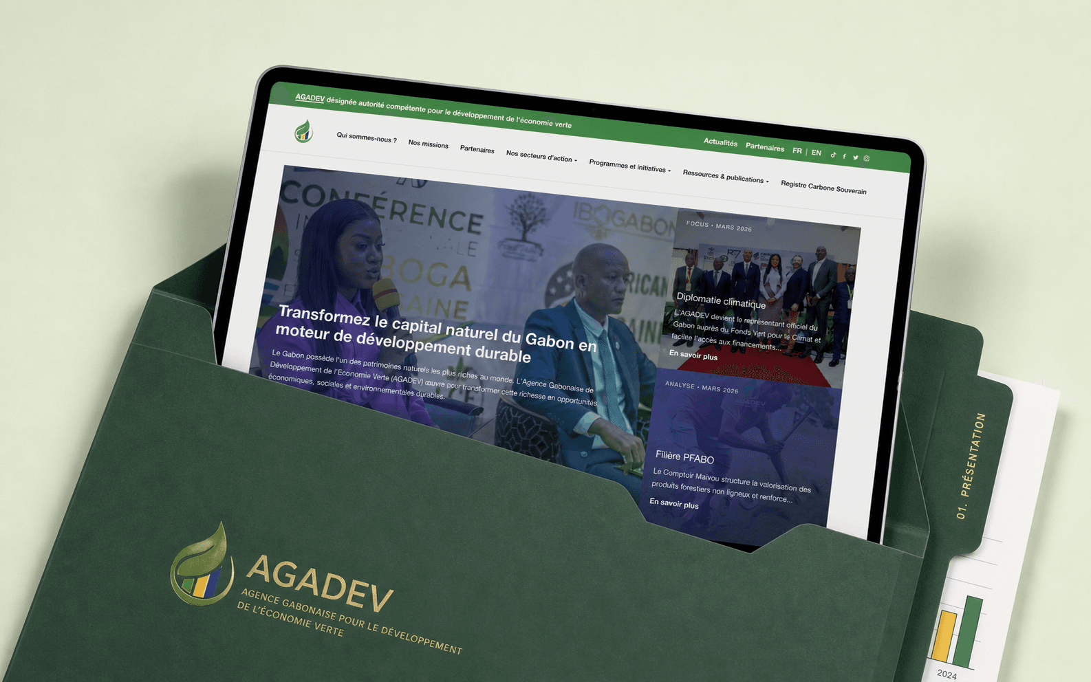 AGADEV — Plateforme institutionnelle & outils métiers