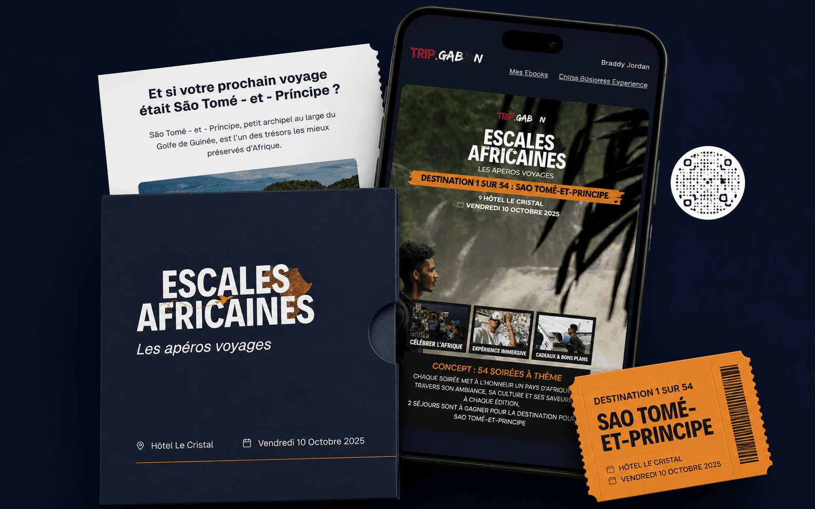TripGabon — Gestion d'événements & monétisation
