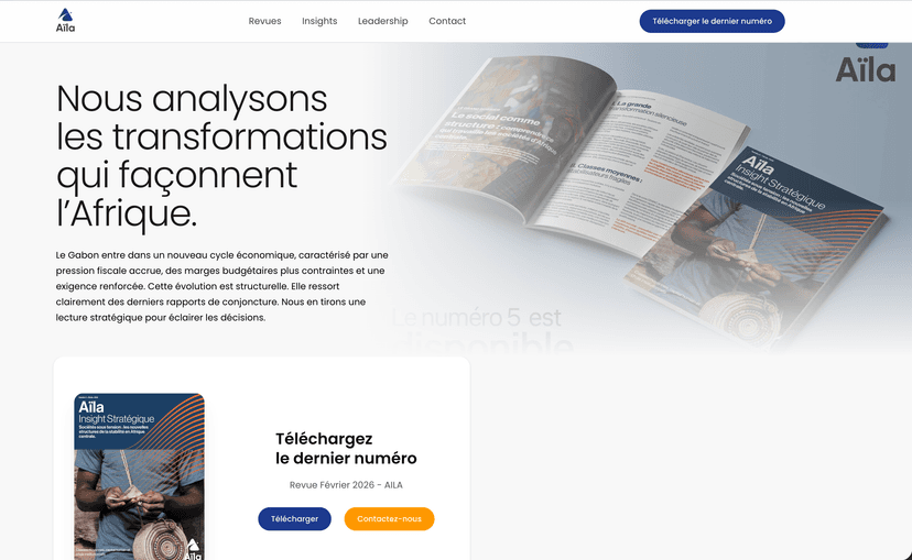 AILA - Site de conseil stratégique
